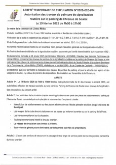 020 - Arrêté numéro 2025-020-PM - CIRCULATION - Parking de l'Avenue de Soulac - SEDI_page-0001.jpg