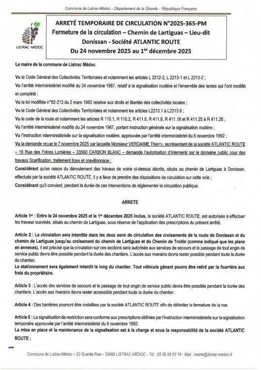 365 - Arrêté numéro 2025-365-PM - Circulation - Atlantic Route - chemin de Lartiguas_page-0001.jpg 365 - Arrêté numéro 2025-365-PM - Circulation - Atlantic Route - chemin de Lartiguas_page-0001.jpg